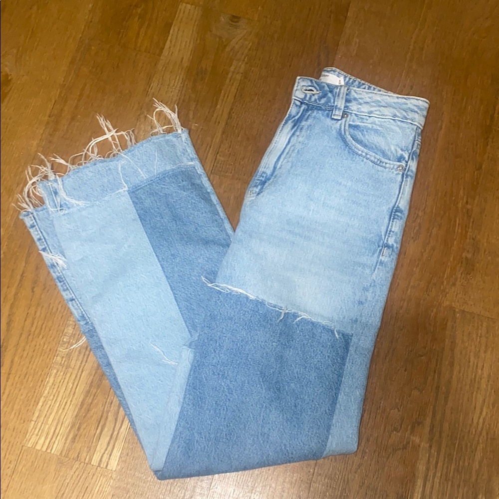 garage wide leg jeans
